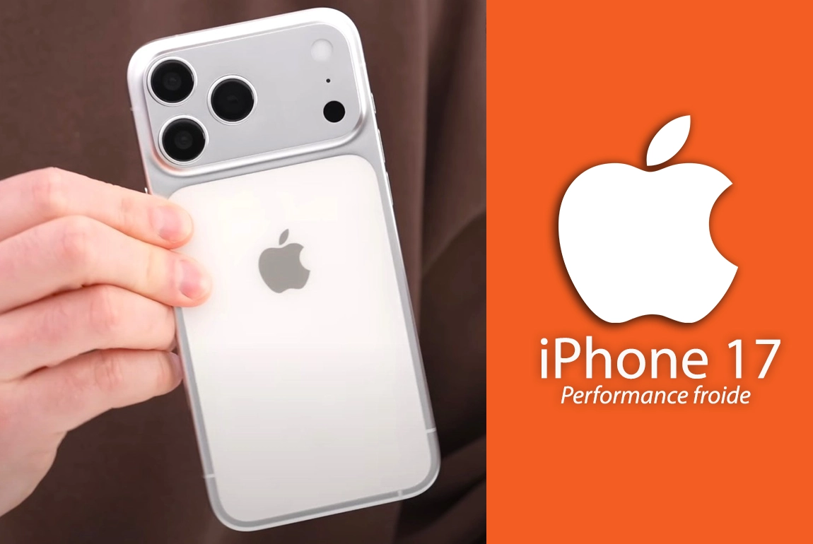 métaux de refroidissement iPhone 17