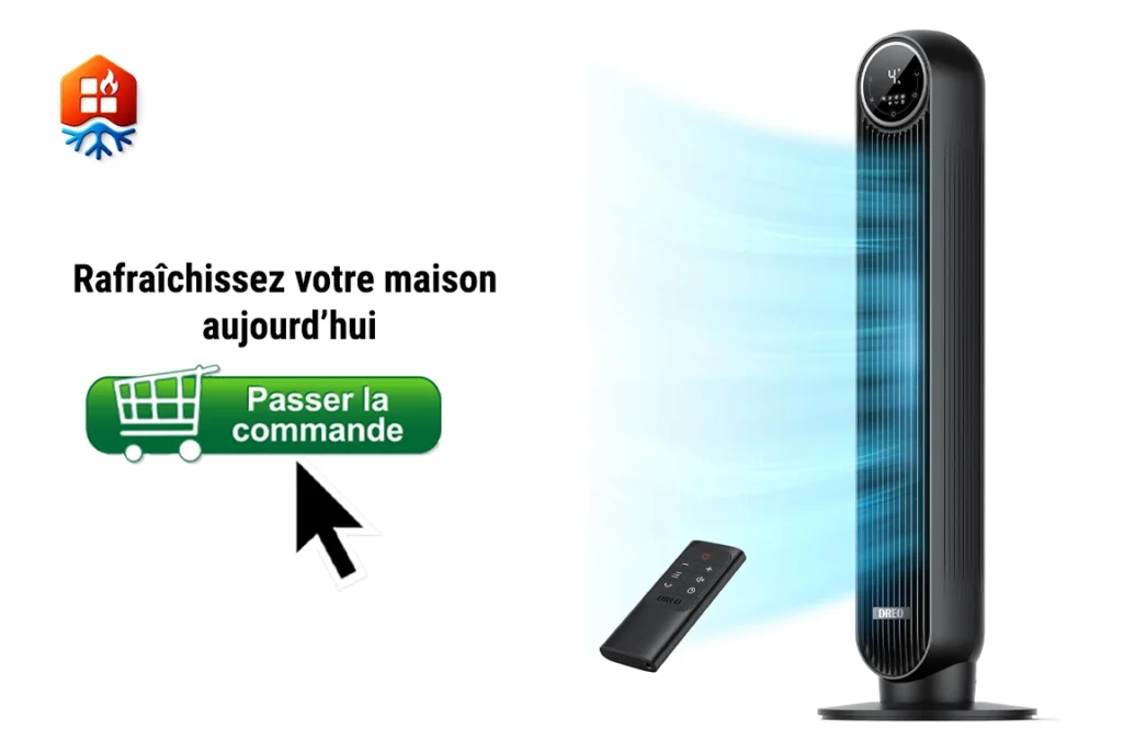 Ventilateur puissant, nuits enfin paisibles