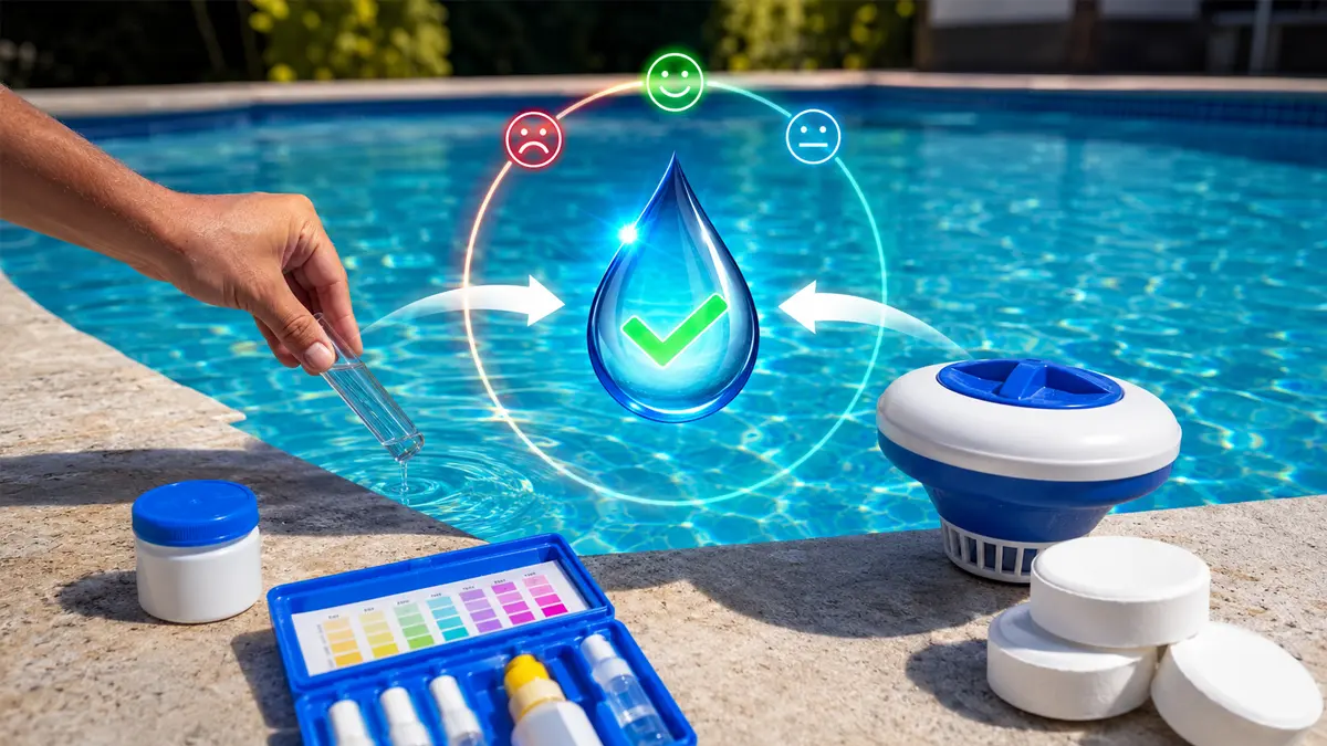 Comment corriger le pH piscine en 03 étapes