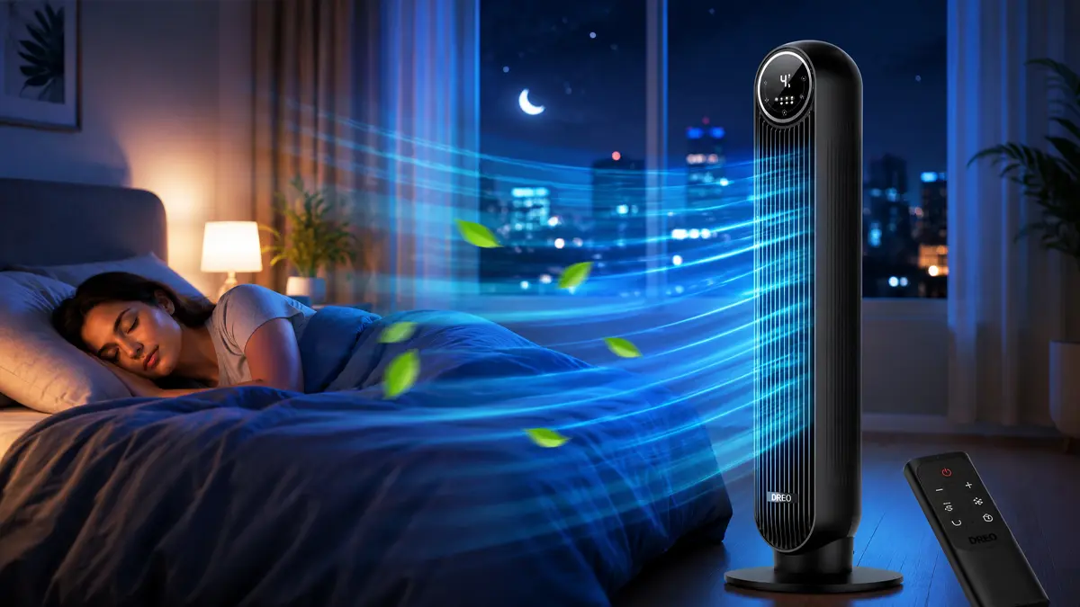 Ventilateur puissant, nuits enfin paisibles